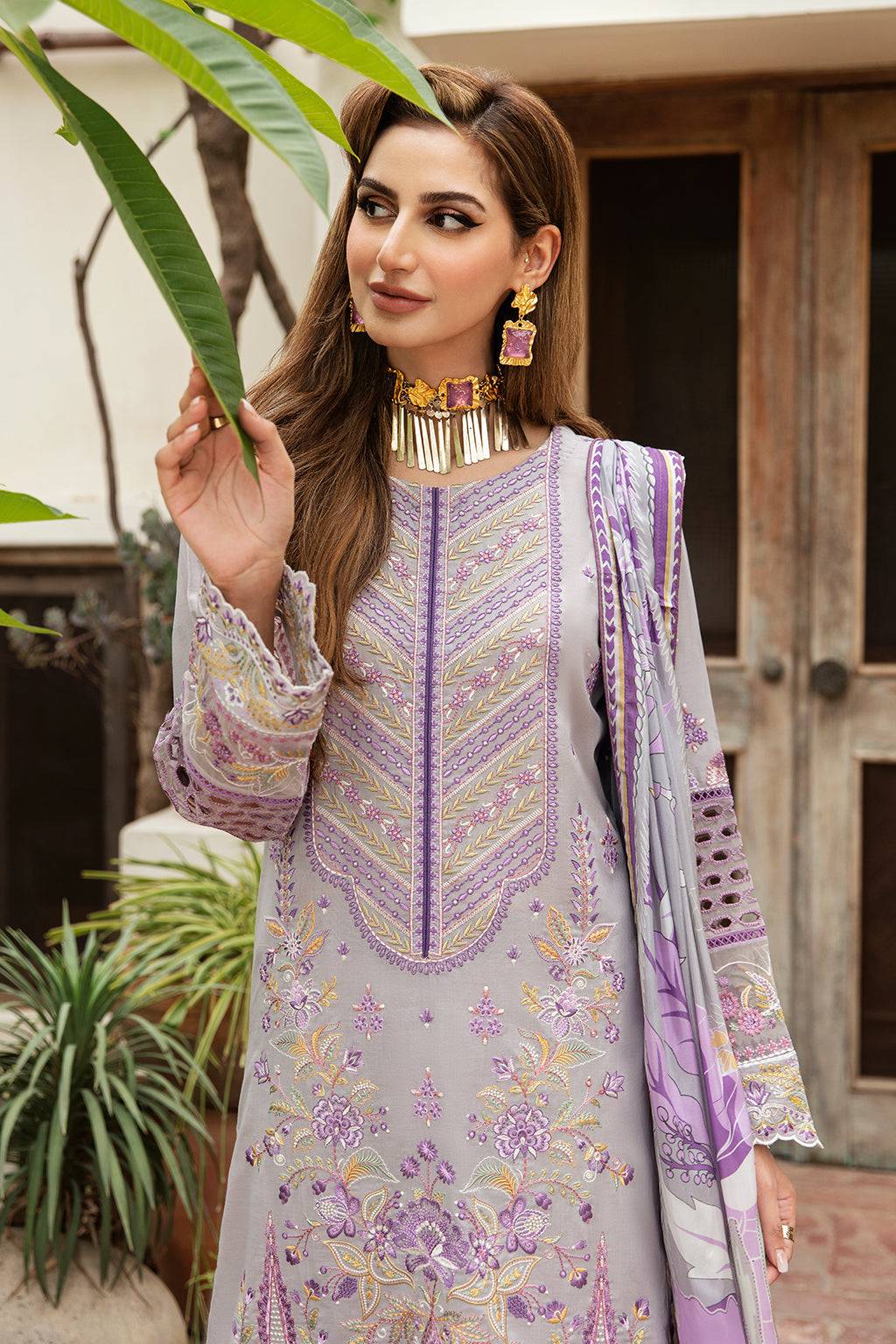 Ramsha | Riwayat Lawn Collection| Y-809 - Pakistani Designer Dress - by Ramsha | Type: Luxury - 100% Original at Saira Sultan