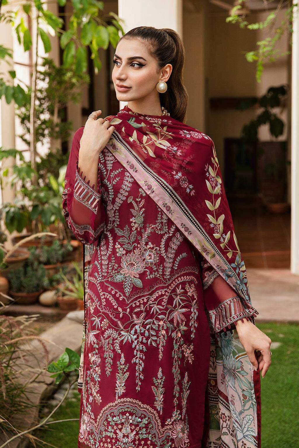 Ramsha | Riwayat Lawn Collection| Y-801 - Pakistani Designer Dress - by Ramsha | Type: Luxury - 100% Original at Saira Sultan