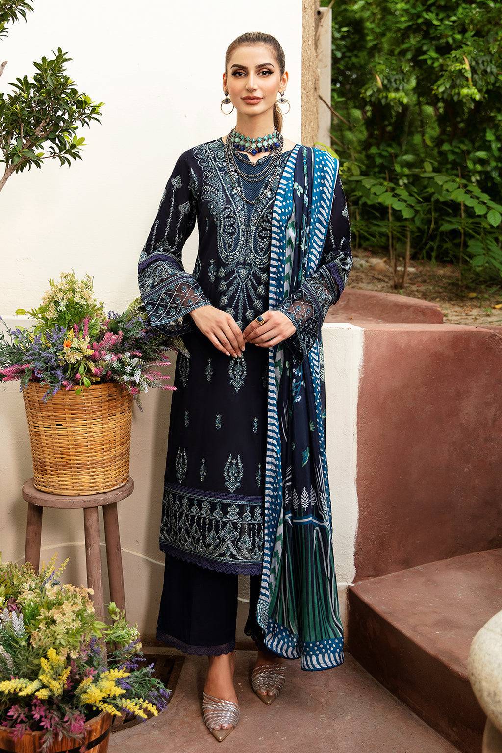 Ramsha | Riwayat Lawn Collection| Y-803 - Pakistani Designer Dress - by Ramsha | Type: Luxury - 100% Original at Saira Sultan