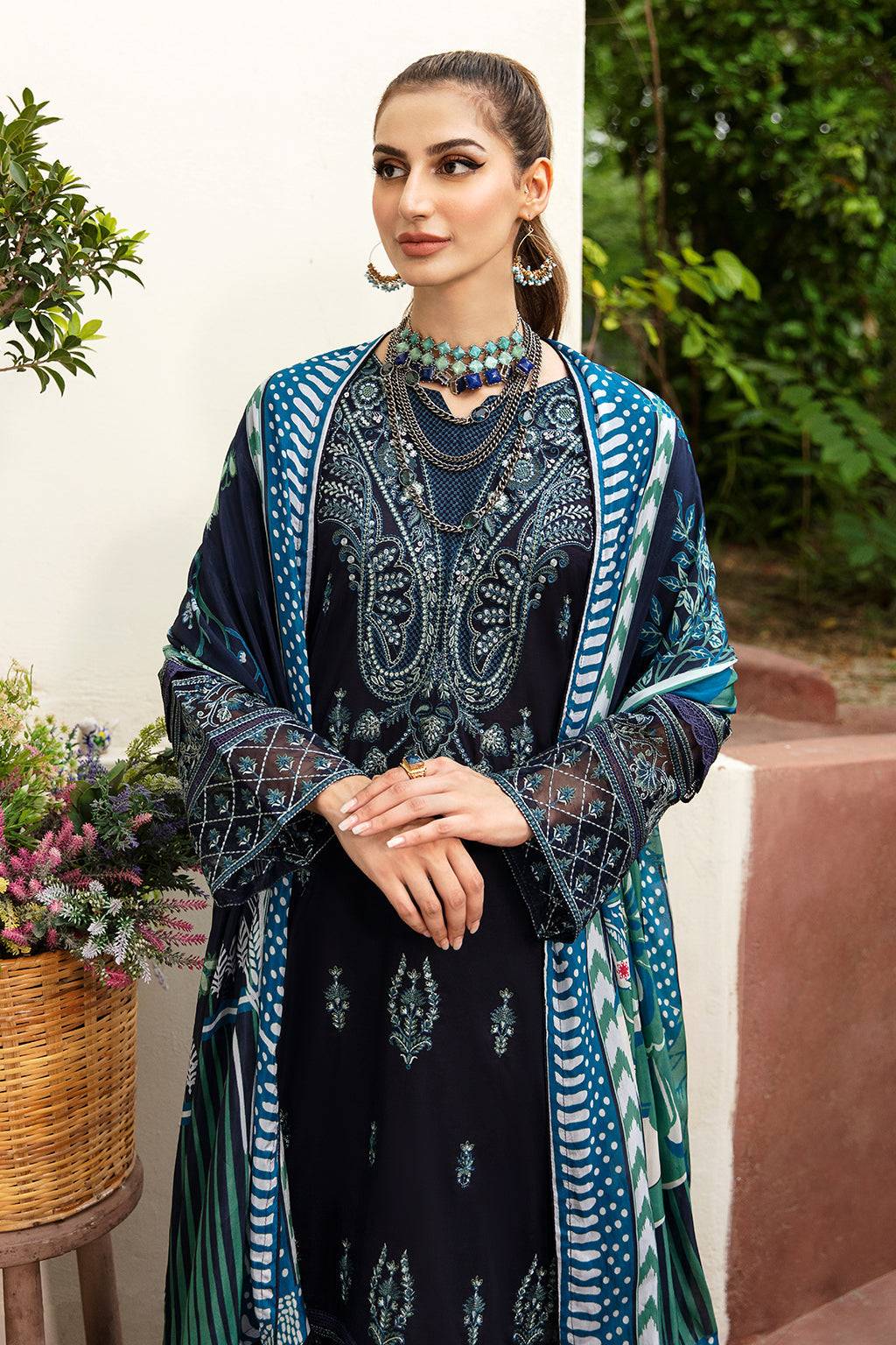 Ramsha | Riwayat Lawn Collection| Y-803 - Pakistani Designer Dress - by Ramsha | Type: Luxury - 100% Original at Saira Sultan