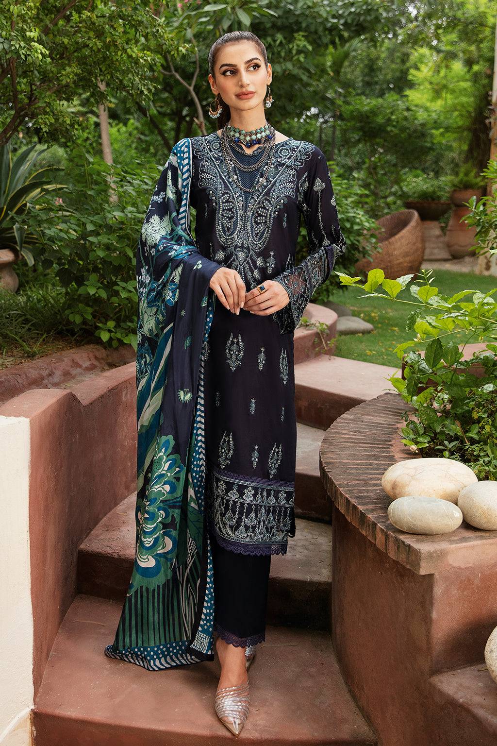 Ramsha | Riwayat Lawn Collection| Y-803 - Pakistani Designer Dress - by Ramsha | Type: Luxury - 100% Original at Saira Sultan