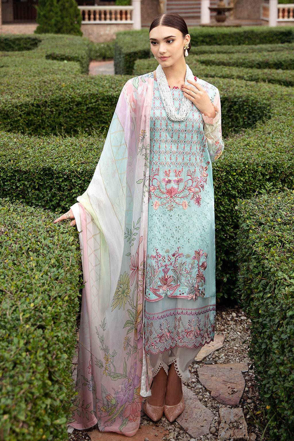 Ramsha | Riwayat Lawn Collection| Y-909 - Pakistani Designer Dress - by Ramsha | Type: Luxury - 100% Original at Saira Sultan