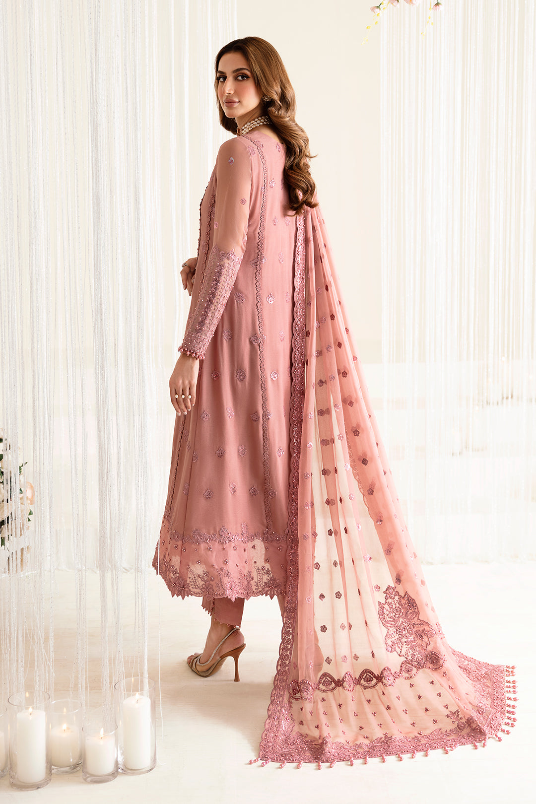 Alizeh | Reena Wedding Edits | AF-HM-4016-CRIMSON - Pakistani Designer Dress - by Alizeh | Type: Formal - 100% Original at Saira Sultan
