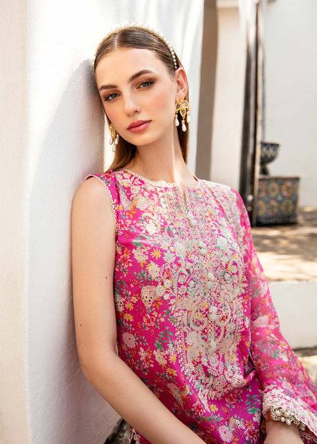kanwal Malik | Mayal Luxury Lawn | Lamya - Pakistani Designer Dress - by Kanwal Malik | Type: Luxury - 100% Original at Saira Sultan