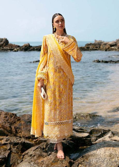 kanwal Malik | Mayal Luxury Lawn | Elara - Pakistani Designer Dress - by Kanwal Malik | Type: Luxury - 100% Original at Saira Sultan