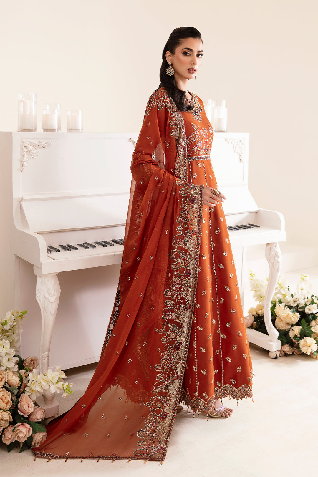Alizeh | Reena Wedding Edits | AF-HM-4014-RUSTIC - Pakistani Designer Dress - by Alizeh | Type: Formal - 100% Original at Saira Sultan