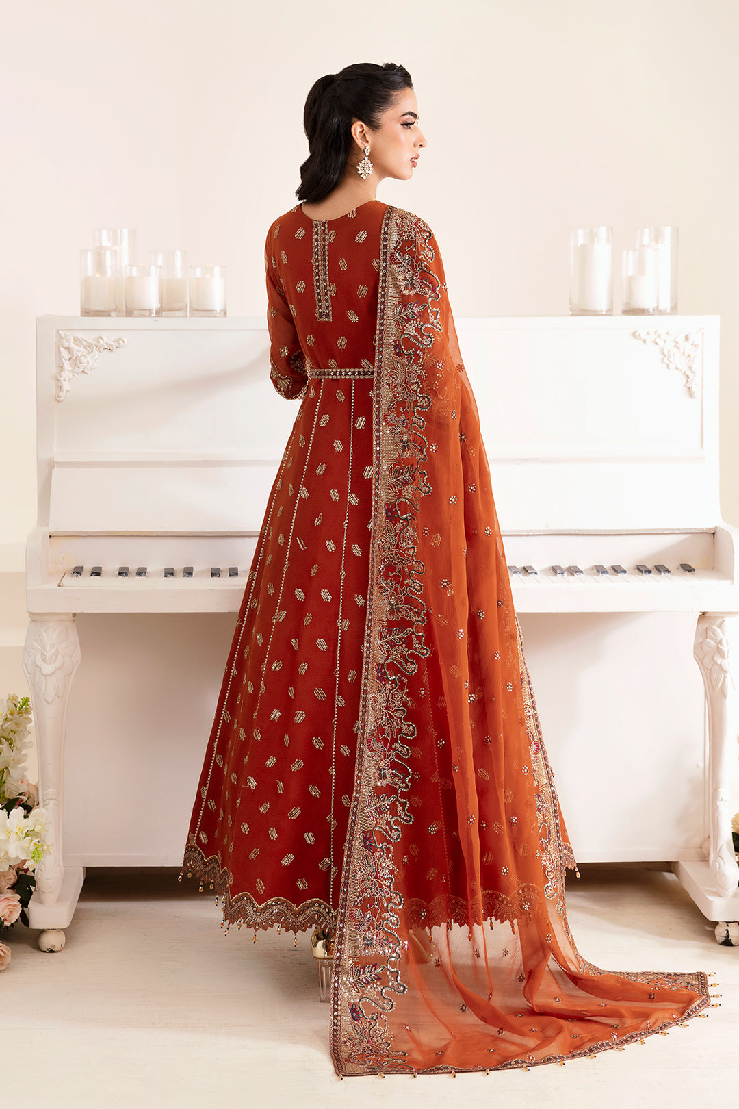 Alizeh | Reena Wedding Edits | AF-HM-4014-RUSTIC - Pakistani Designer Dress - by Alizeh | Type: Formal - 100% Original at Saira Sultan