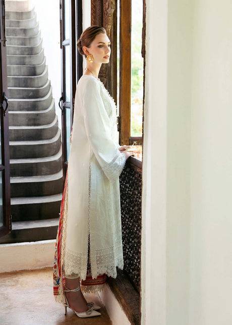 kanwal Malik | Mayal Luxury Lawn | Cerise - Pakistani Designer Dress - by Kanwal Malik | Type: Luxury - 100% Original at Saira Sultan