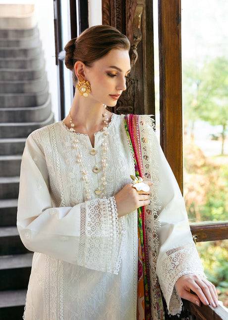 kanwal Malik | Mayal Luxury Lawn | Cerise - Pakistani Designer Dress - by Kanwal Malik | Type: Luxury - 100% Original at Saira Sultan