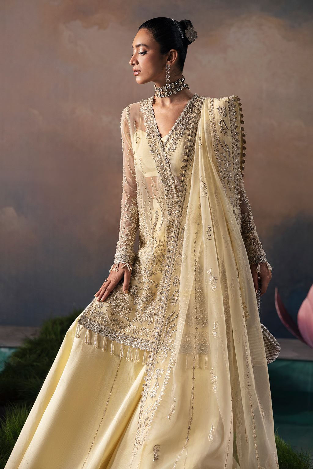 Afrozeh | Wild Flower Bloom Luxury Formals | Luana