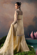 Afrozeh | Wild Flower Bloom Luxury Formals | Luana S Angrakha Shirt with Sharara