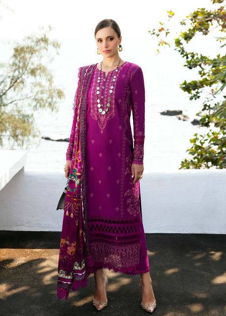 kanwal Malik | Mayal Luxury Lawn | Samar - Pakistani Designer Dress - by Kanwal Malik | Type: Luxury - 100% Original at Saira Sultan