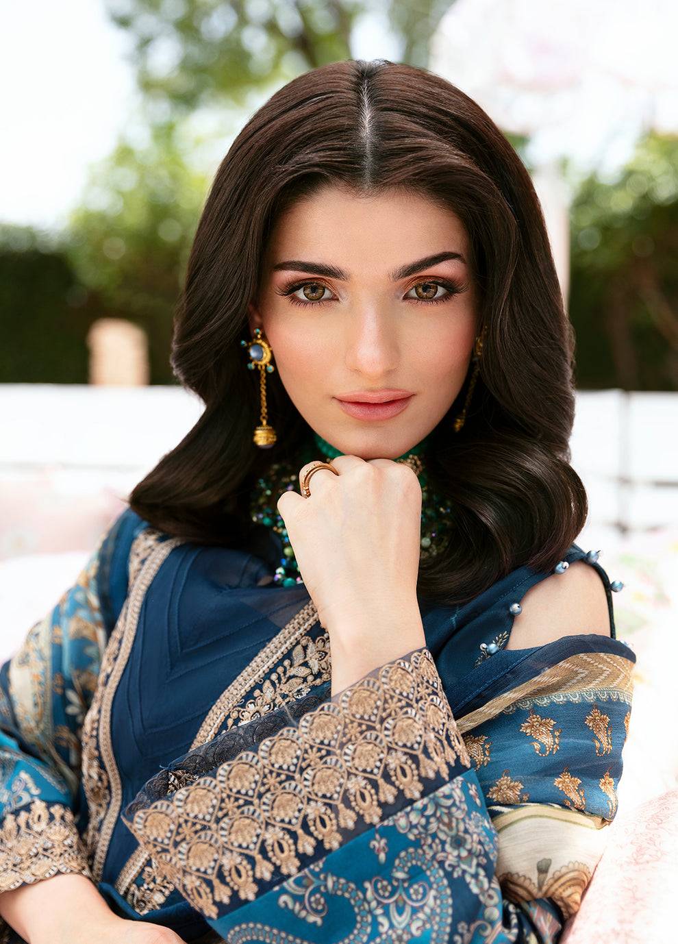 Gulaal | Summer Glow Lawn 24 | SYLVIYA (GL-L-24V3-01) - Pakistani Designer Dress - by Gulaal | Type: Luxury - 100% Original at Saira Sultan
