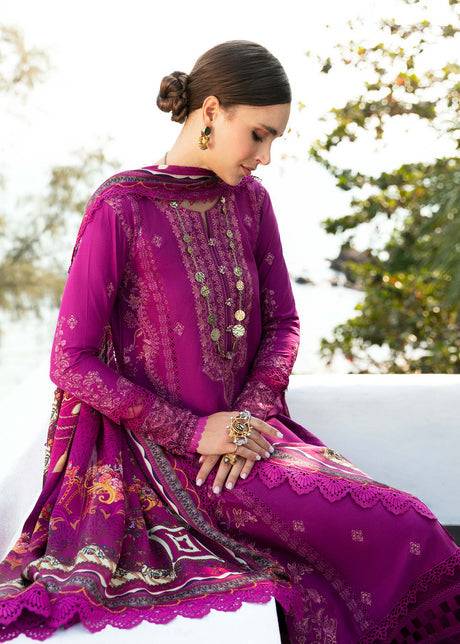 kanwal Malik | Mayal Luxury Lawn | Samar - Pakistani Designer Dress - by Kanwal Malik | Type: Luxury - 100% Original at Saira Sultan