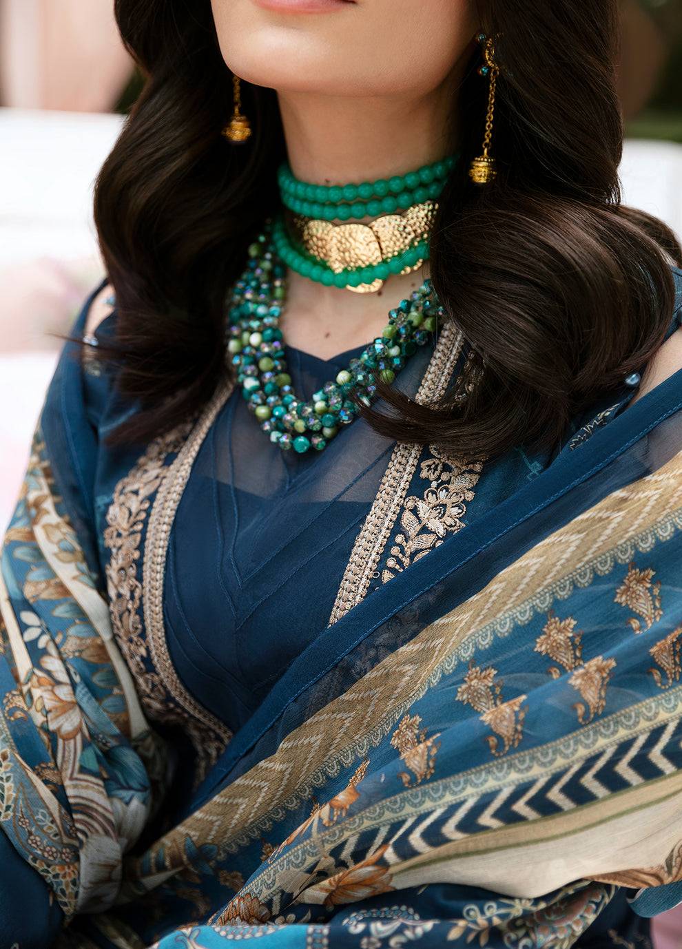 Gulaal | Summer Glow Lawn 24 | SYLVIYA (GL-L-24V3-01) - Pakistani Designer Dress - by Gulaal | Type: Luxury - 100% Original at Saira Sultan