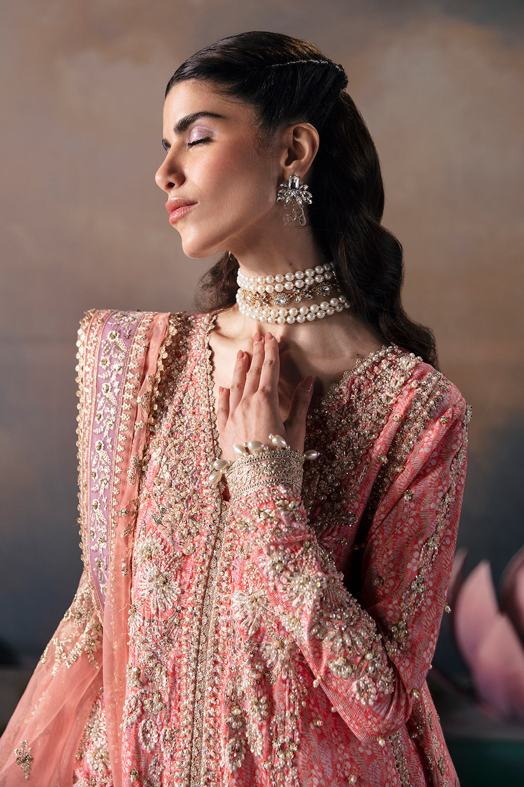 Afrozeh | Wild Flower Bloom Luxury Formals | Alana M Long Open Gown