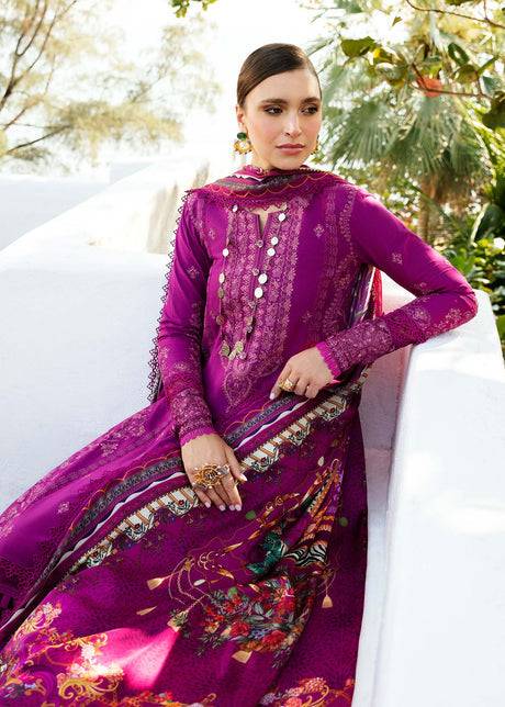 kanwal Malik | Mayal Luxury Lawn | Samar - Pakistani Designer Dress - by Kanwal Malik | Type: Luxury - 100% Original at Saira Sultan