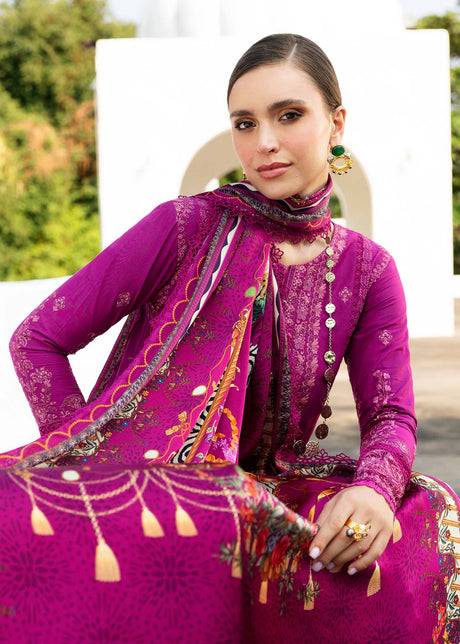 kanwal Malik | Mayal Luxury Lawn | Samar - Pakistani Designer Dress - by Kanwal Malik | Type: Luxury - 100% Original at Saira Sultan