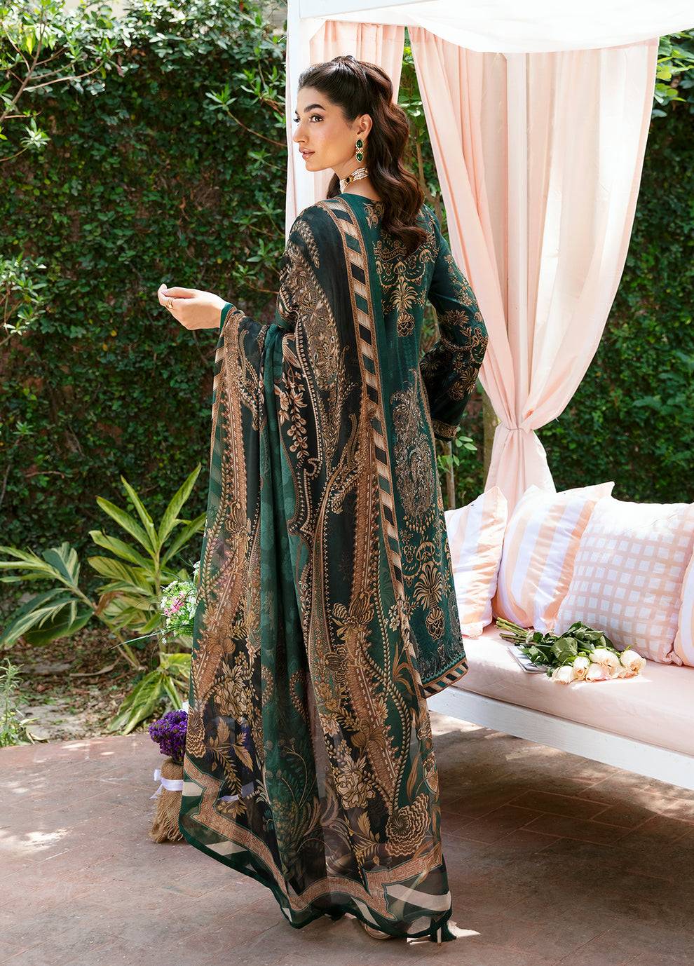 Gulaal | Summer Glow Lawn 24 | EMMELINE (GL-L-24V3-08) - Pakistani Designer Dress - by Gulaal | Type: Luxury - 100% Original at Saira Sultan