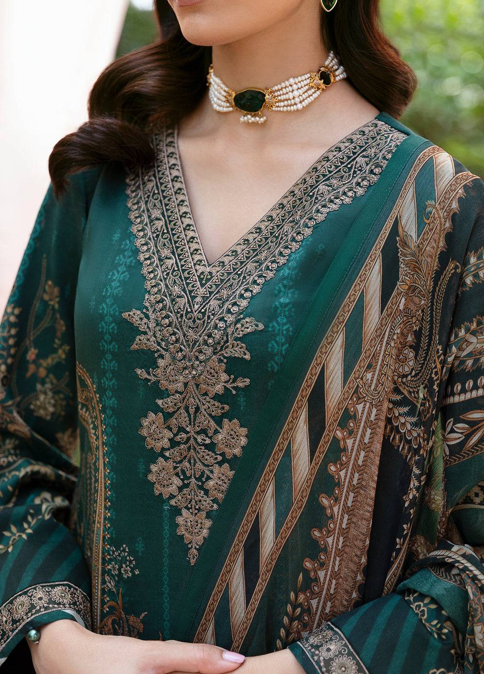 Gulaal | Summer Glow Lawn 24 | EMMELINE (GL-L-24V3-08) - Pakistani Designer Dress - by Gulaal | Type: Luxury - 100% Original at Saira Sultan