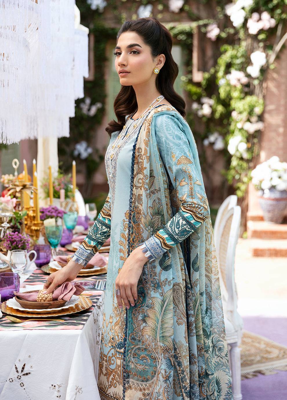 Gulaal | Summer Glow Lawn 24 | AMAYRAH (GL-L-24V3-02) - Pakistani Designer Dress - by Gulaal | Type: Luxury - 100% Original at Saira Sultan