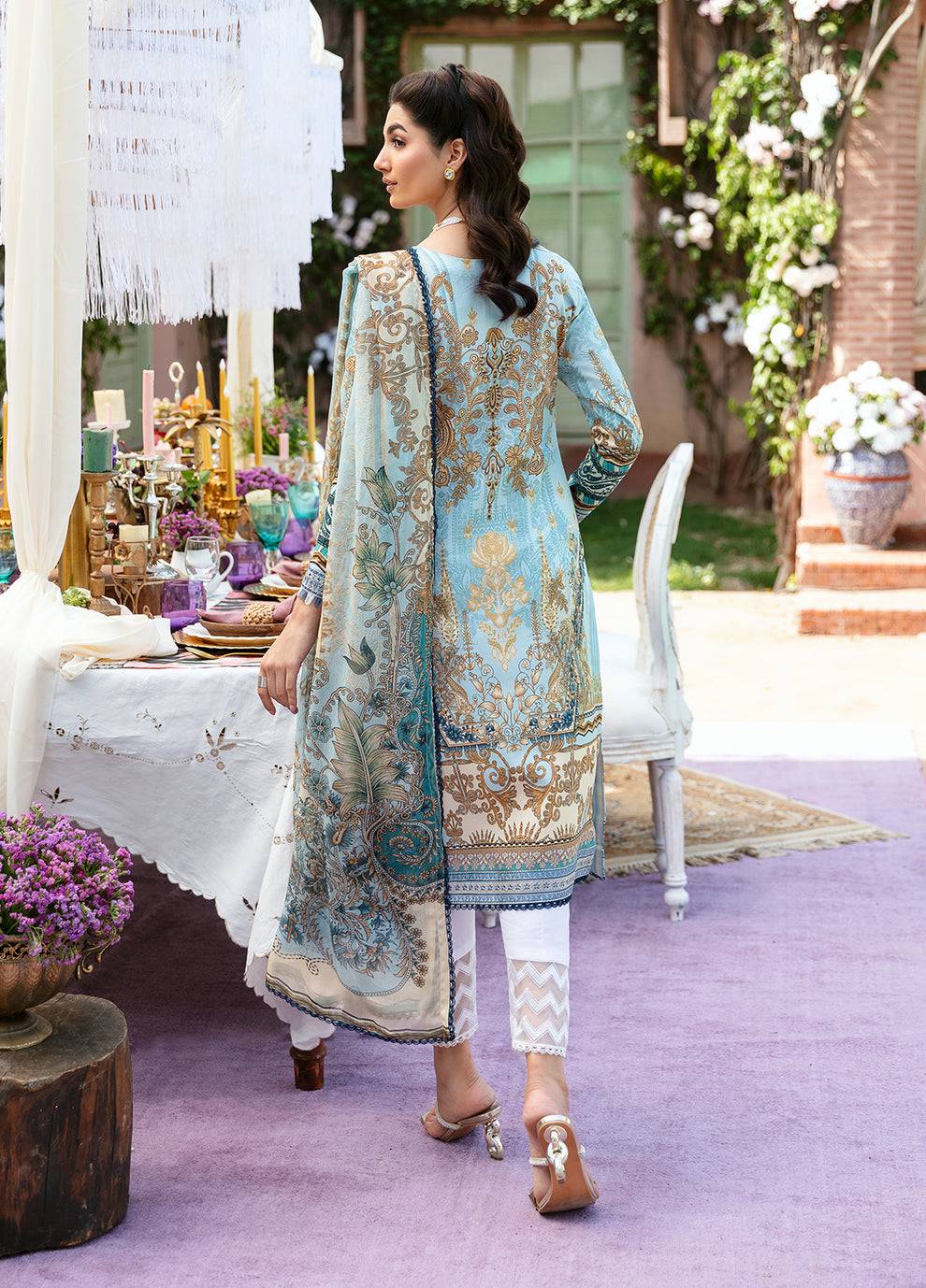 Gulaal | Summer Glow Lawn 24 | AMAYRAH (GL-L-24V3-02) - Pakistani Designer Dress - by Gulaal | Type: Luxury - 100% Original at Saira Sultan