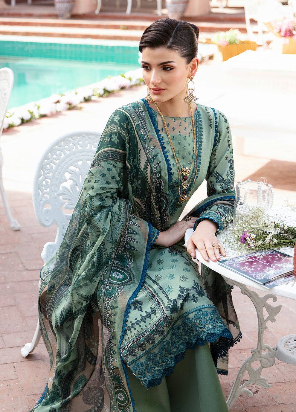 Gulaal | Summer Glow Lawn 24 | ANADIYA (GL-L-24V3-05) - Pakistani Designer Dress - by Gulaal | Type: Luxury - 100% Original at Saira Sultan