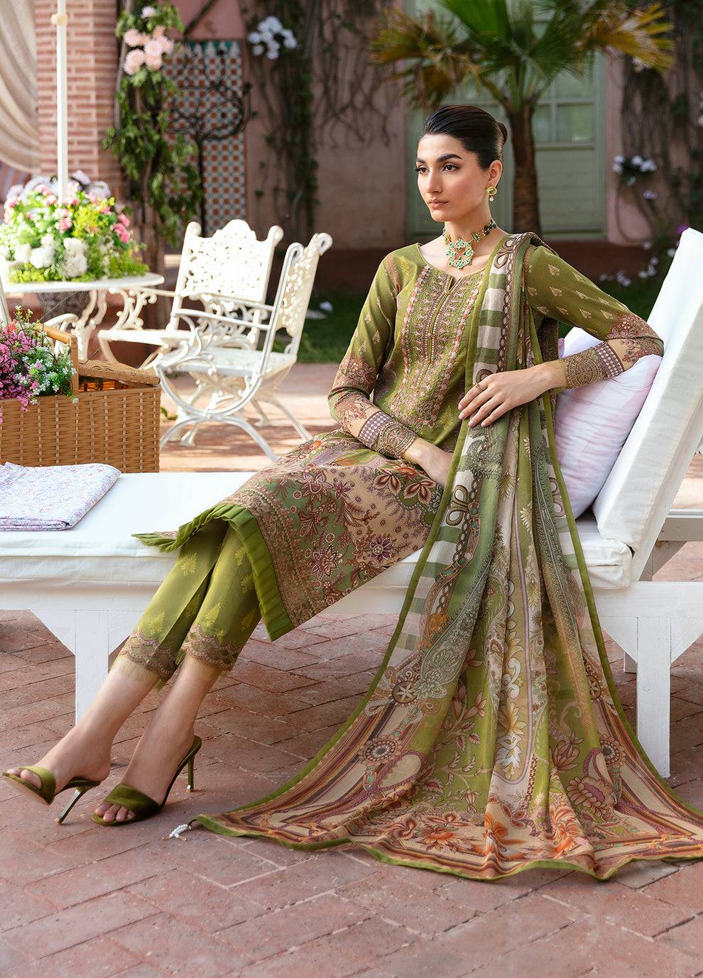 Gulaal | Summer Glow Lawn 24 | ALICIA (GL-L-24V3-04) - Pakistani Designer Dress - by Gulaal | Type: Luxury - 100% Original at Saira Sultan
