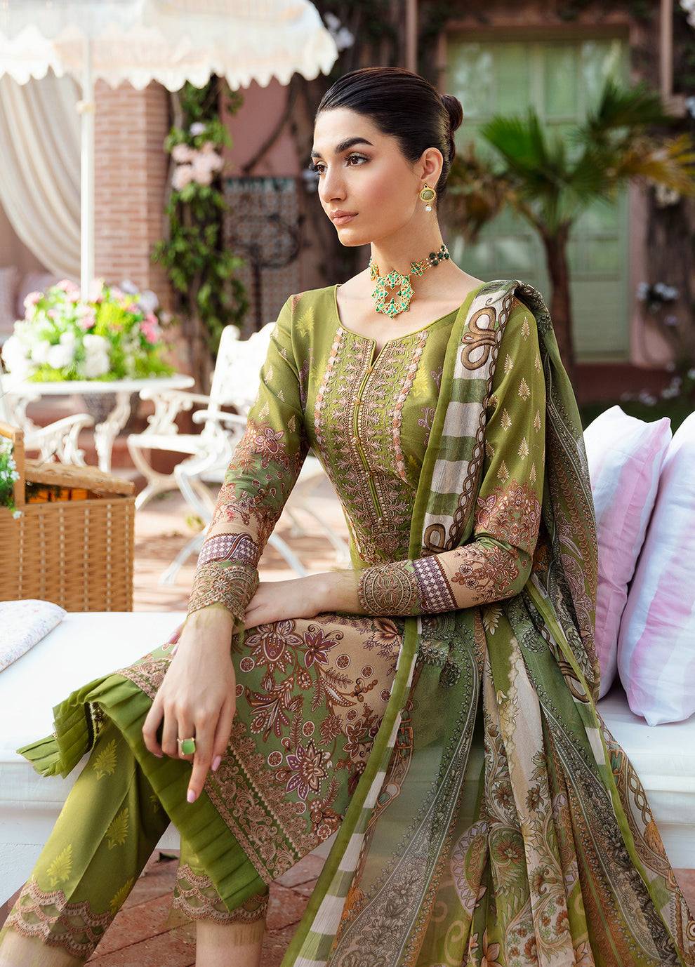 Gulaal | Summer Glow Lawn 24 | ALICIA (GL-L-24V3-04) - Pakistani Designer Dress - by Gulaal | Type: Luxury - 100% Original at Saira Sultan