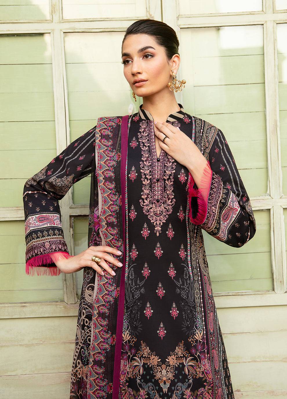 Gulaal | Summer Glow Lawn 24 | ANDREA (GL-L-24V3-06) - Pakistani Designer Dress - by Gulaal | Type: Luxury - 100% Original at Saira Sultan