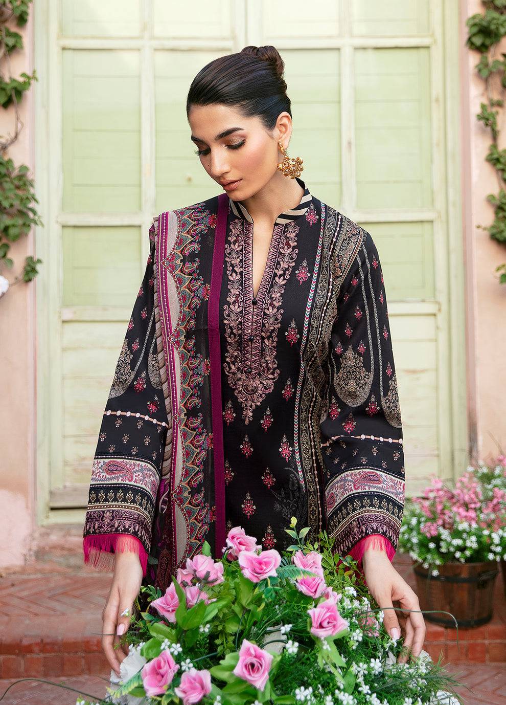 Gulaal | Summer Glow Lawn 24 | ANDREA (GL-L-24V3-06) - Pakistani Designer Dress - by Gulaal | Type: Luxury - 100% Original at Saira Sultan