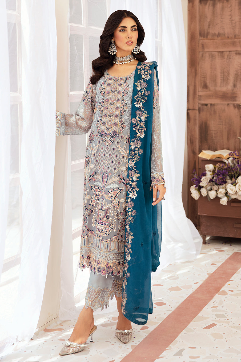 Ramsha | Ramsha Collection | F-2609 - Pakistani Designer Dress - by Ramsha - Type : Ladies Clothes - 100% Original at Saira Sultan