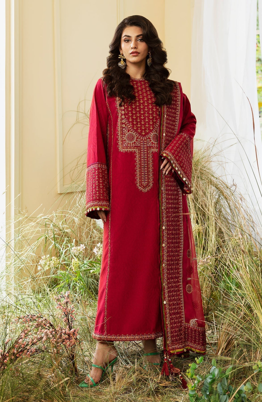 Zevk | Flora Festive Lawn | CHERISH XS