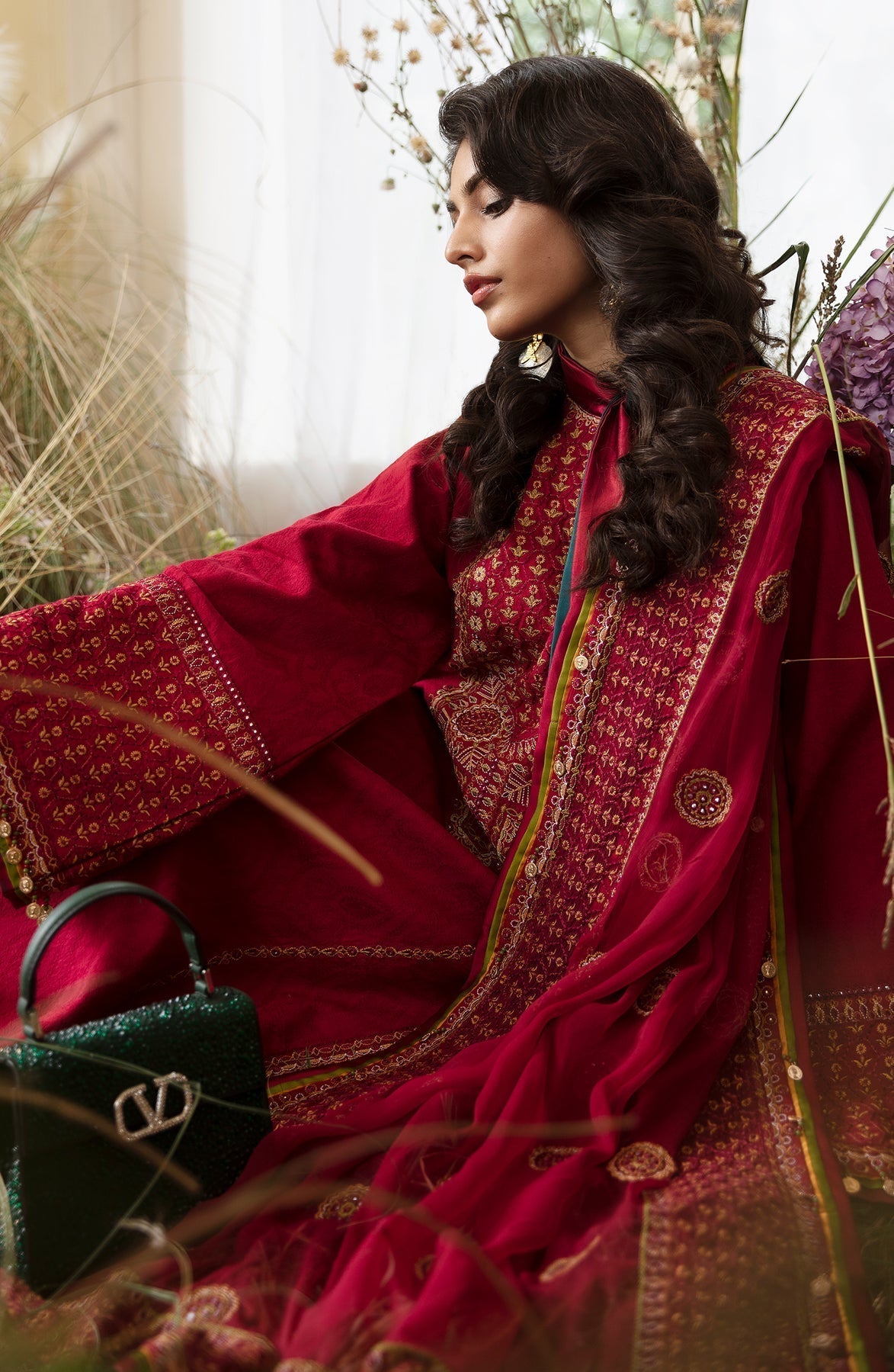 Zevk | Flora Festive Lawn | CHERISH L