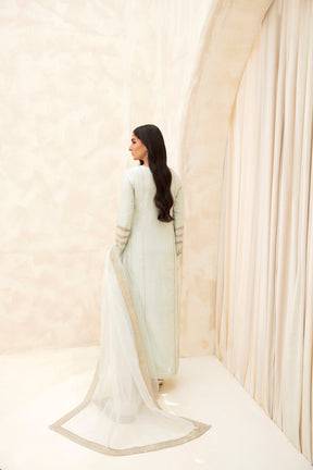 Raja Salahuddin | The Wishlist | PEPPERMINT - Pakistani Designer Dress - by Raja Salahuddin | Type: Formal - 100% Original at Saira Sultan