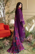 Zevk | Flora Festive Lawn | FUCHSIA S