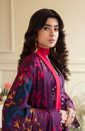 Zevk | Flora Festive Lawn | FUCHSIA L
