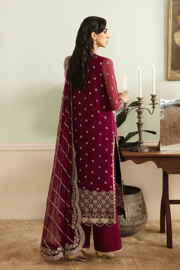 Ayzel | The Whispers of Grandeur | Salvia - Pakistani Designer Dress - by Afrozeh | Type: Formal - 100% Original at Saira Sultan