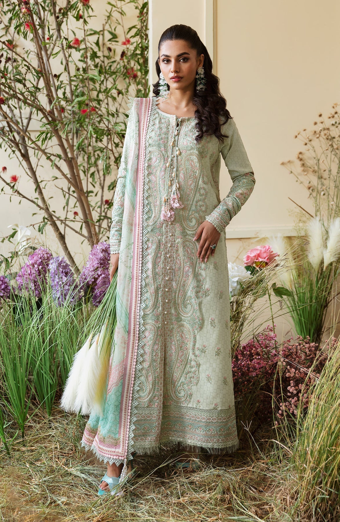 Zevk | Flora Festive Lawn | BLOSSOM XS
