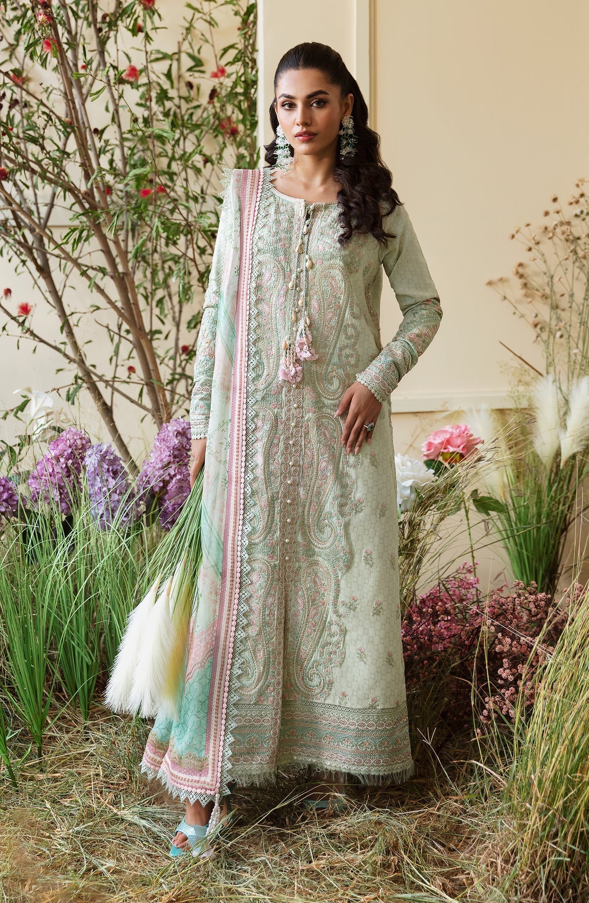 Zevk | Flora Festive Lawn | BLOSSOM XS