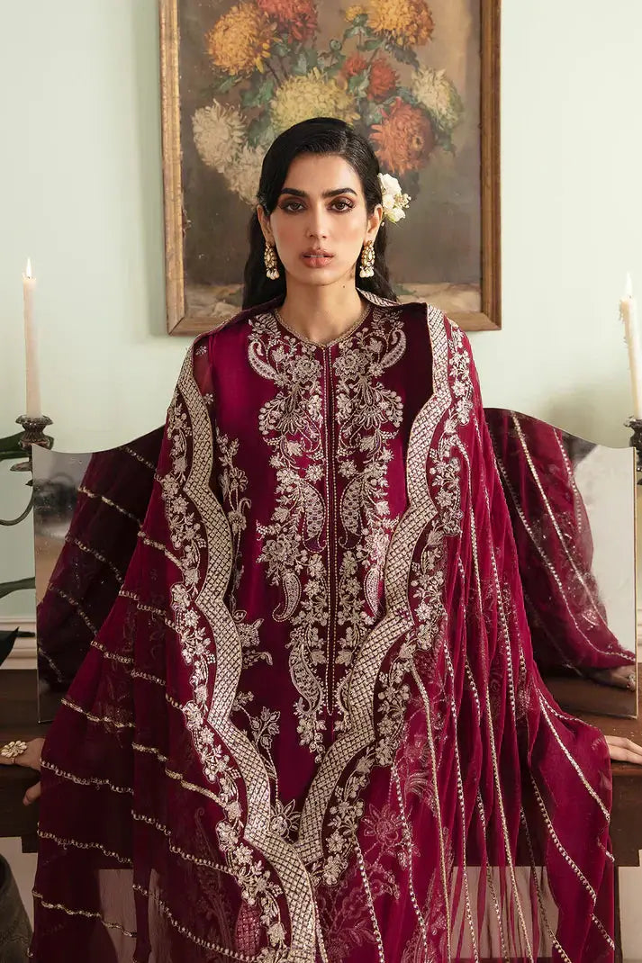 Ayzel | The Whispers of Grandeur | Salvia - Pakistani Designer Dress - by Afrozeh | Type: Formal - 100% Original at Saira Sultan