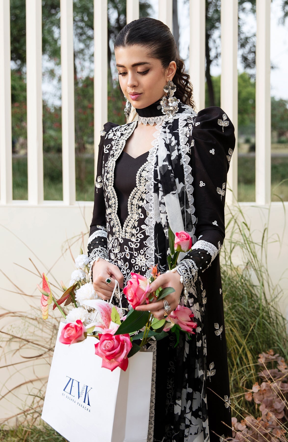 Zevk | Flora Festive Lawn | DUSK M