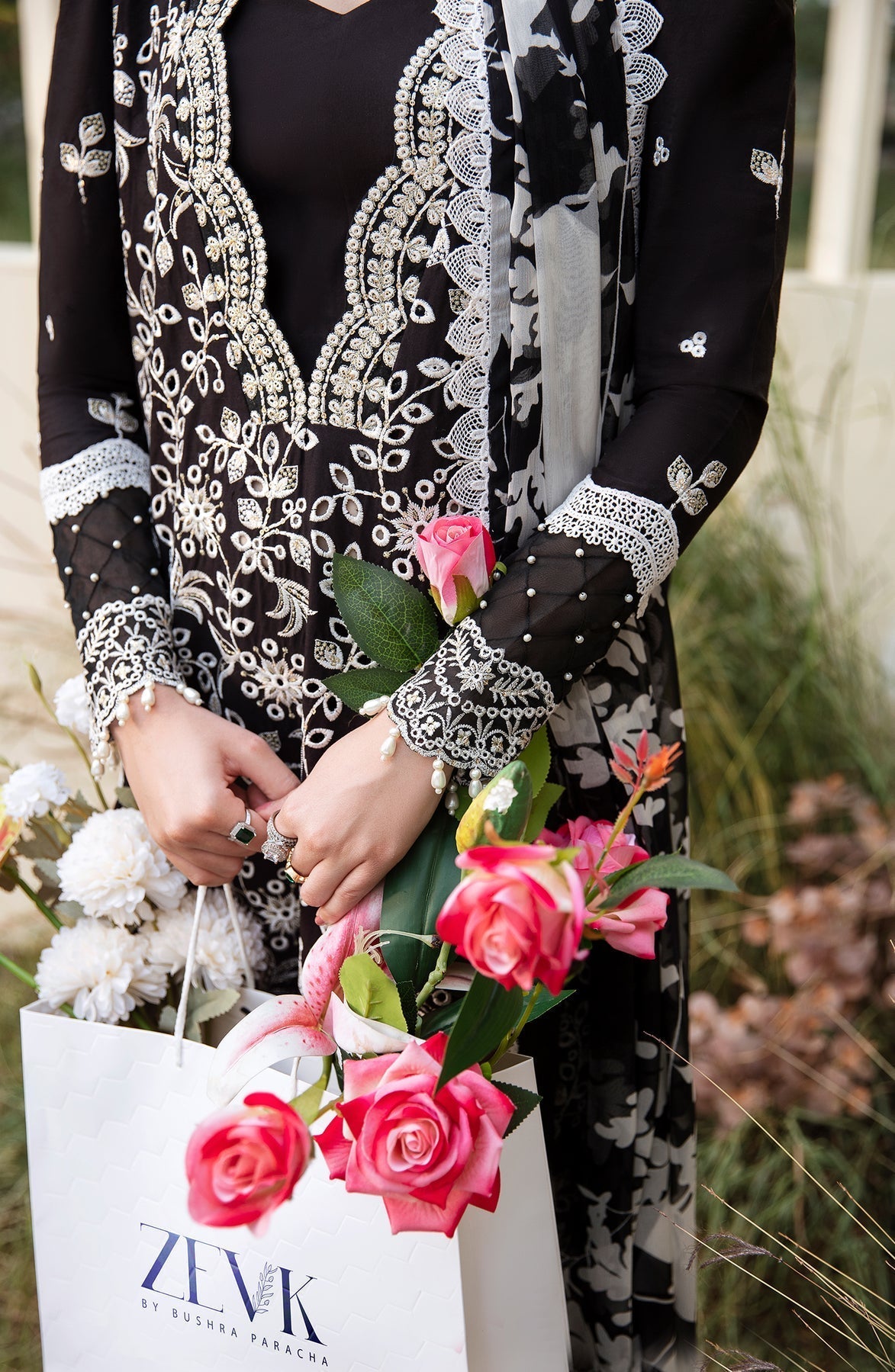 Zevk | Flora Festive Lawn | DUSK L