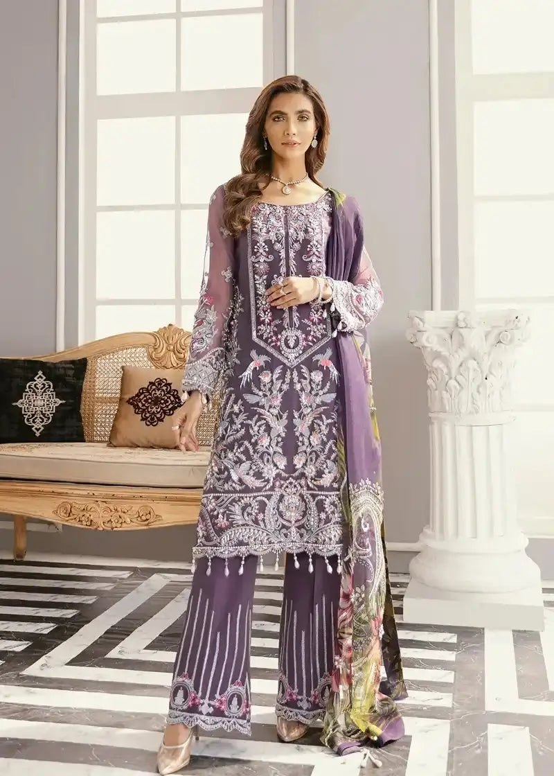 Akbar Aslam | Formal Collection | Lupine - Pakistani Designer Dress - by Akbar Aslam | Type: Formal - 100% Original at Saira Sultan