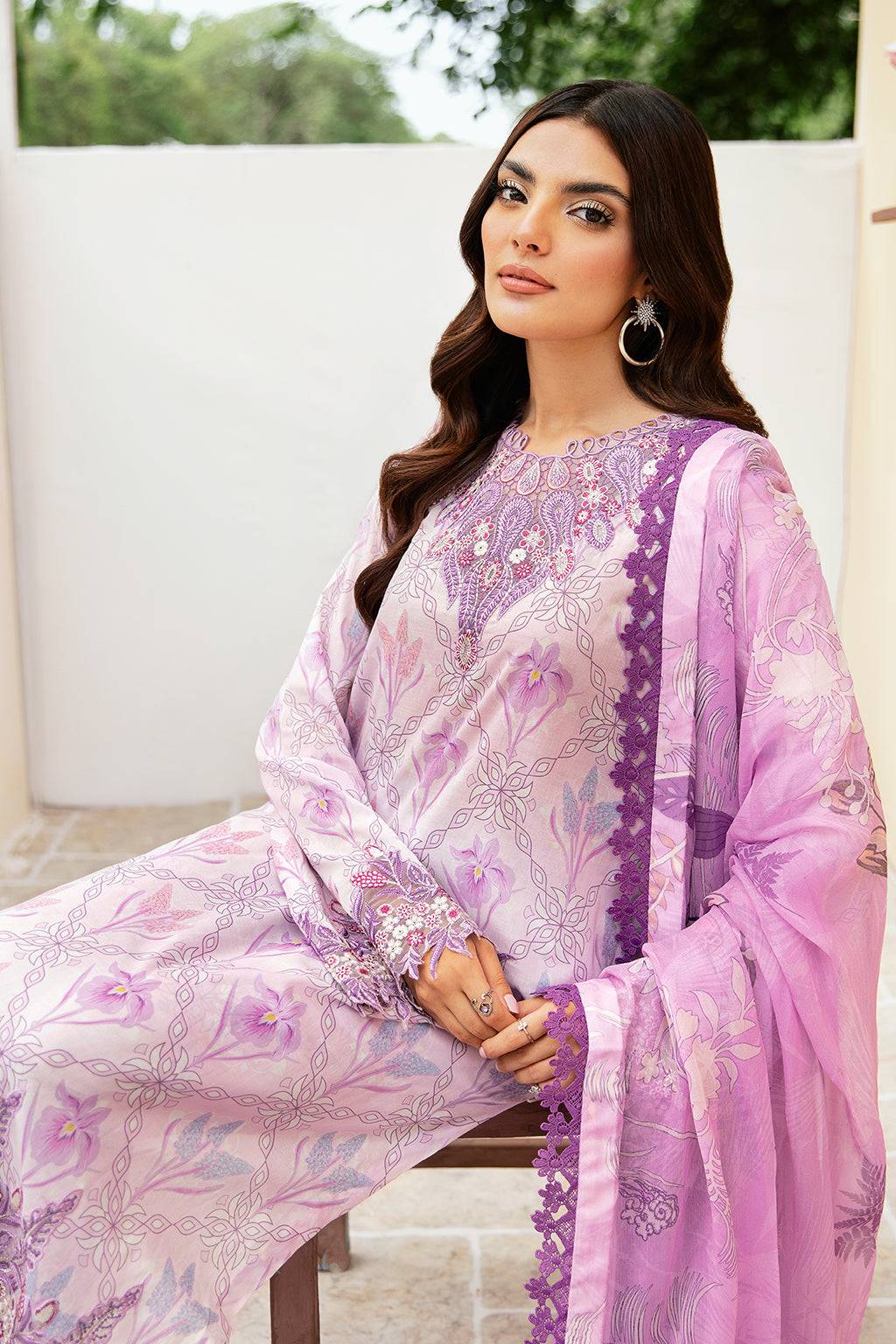 Ramsha | Rangrez Lawn Collection | N-504 - Pakistani Designer Dress - by Ramsha | Type: Luxury - 100% Original at Saira Sultan