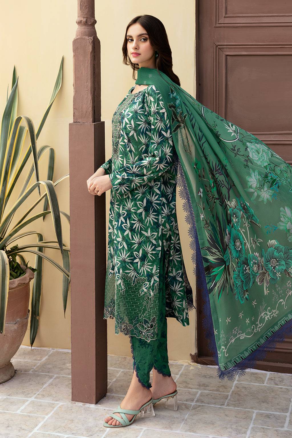 Ramsha | Rangrez Lawn Collection | N-507 - Pakistani Designer Dress - by Ramsha | Type: Luxury - 100% Original at Saira Sultan