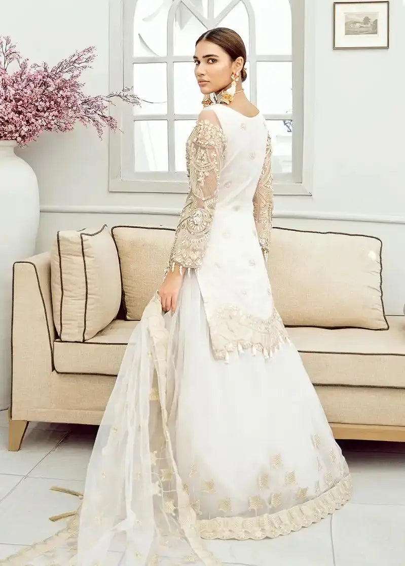 Akbar Aslam | Formal Collection | Snow Drop - Pakistani Designer Dress - by Akbar Aslam | Type: Formal - 100% Original at Saira Sultan