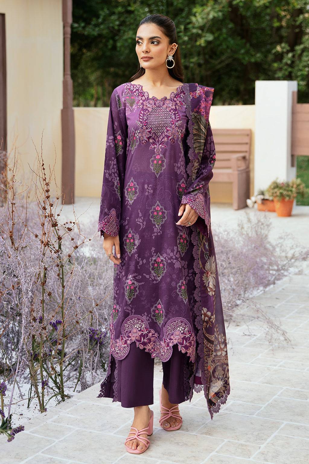 Ramsha | Rangrez Lawn Collection | N-506 - Pakistani Designer Dress - by Ramsha | Type: Luxury - 100% Original at Saira Sultan