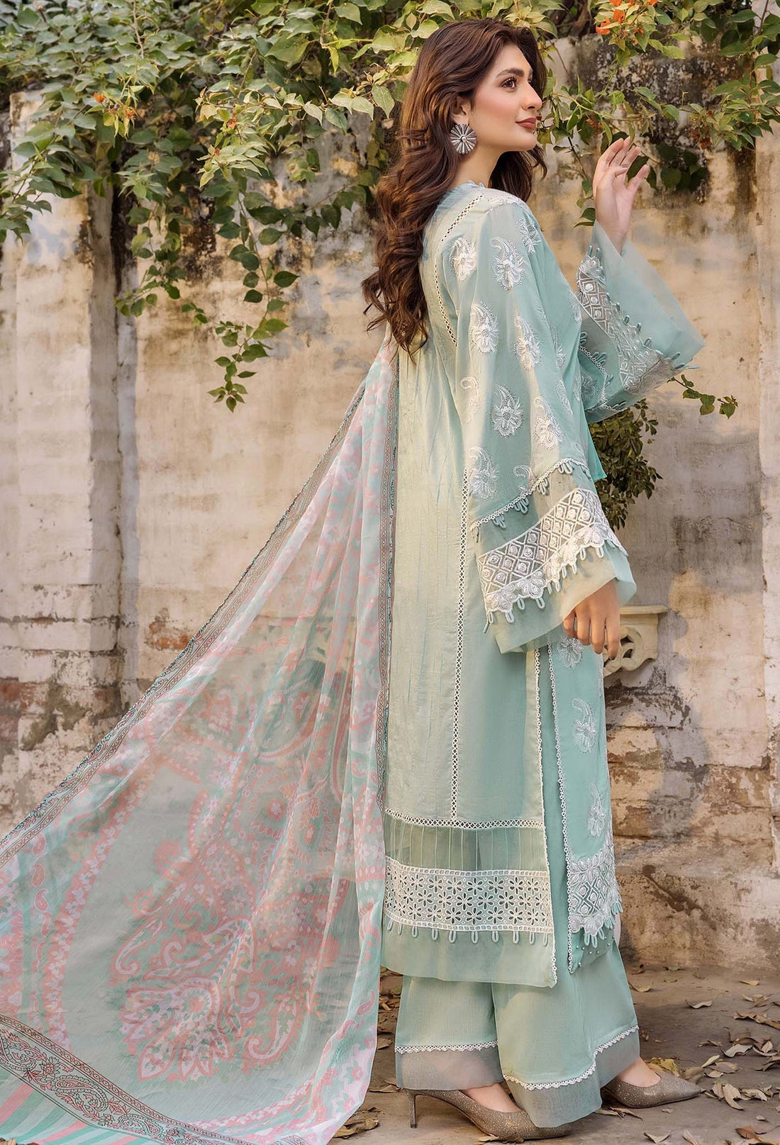 Adans Libas | Inara 25 | CHIKANKARI 4770 XS Sea Green Lawn