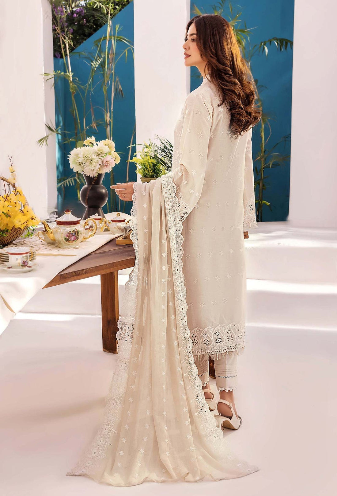 Adans Libas | Stella Chikankari 25 | 1024 XS Off White Lawn